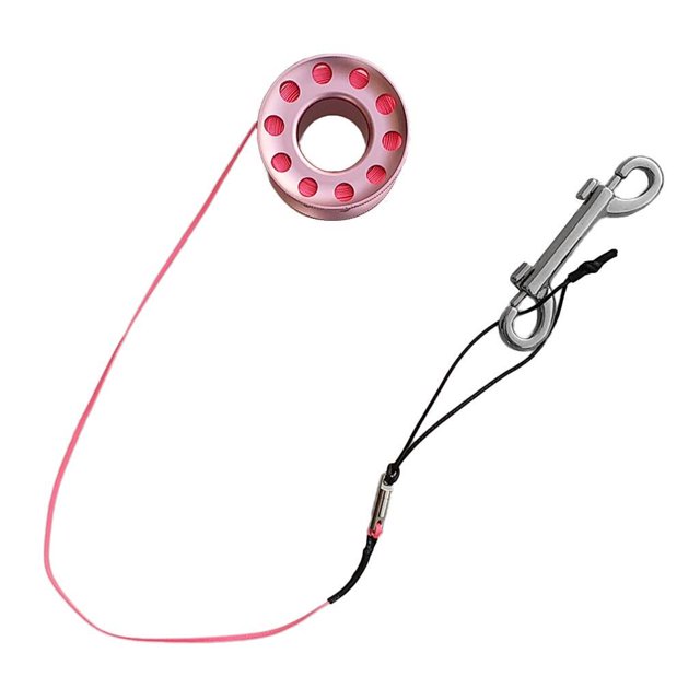 Greeniant Dedo Buceo Visibilidad Durabilidad Buceo Carrete Gancho Fácil Operación Buceo Carrete Metal Buceo Carrete Resistente a Impactos Type3 NO3