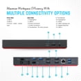 thumbnail image 4 of 40B00300Us Estación De Acoplamiento Thinkpad Usb C: Compatible Con Pantalla 4K Base De Acoplamiento Lenovo Thunderbolt 4 Con Cables Hdmi Dp Y Thunderbolt De 300 W, 4 of 5