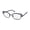 matte black / blue, variant on NEW KOALI 20027K WOMENS/LADIES CAT EYE FULL-RIM MATTE BLACK / BLUE FRAME DEMO LENSES 49-20-135 EYEGLASSES/GLASSES