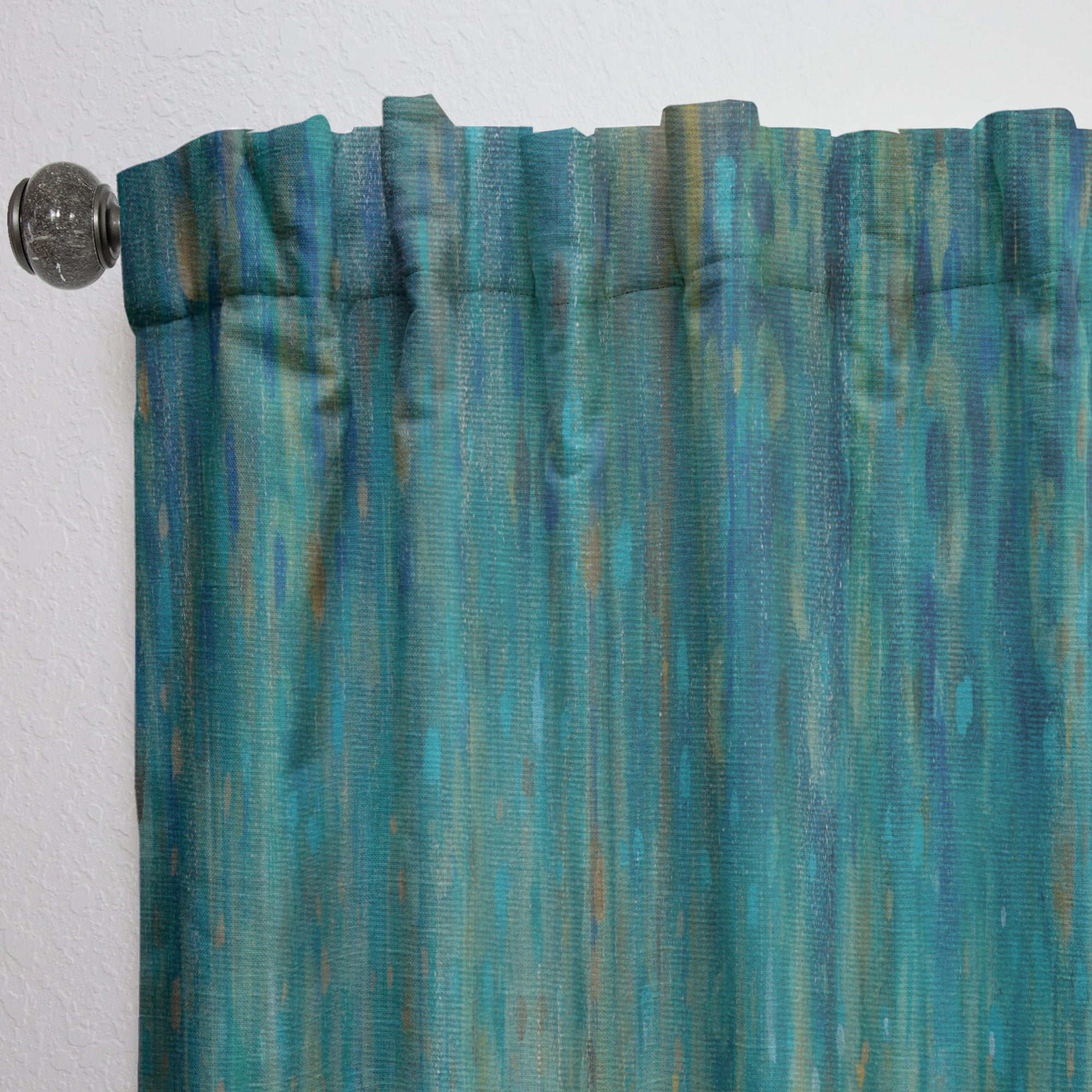 Designart 'Abstract Rain Panel' Modern & Contemporary Curtain Panel