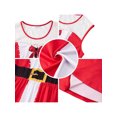 thumbnail image 4 of Lucakuins Vestido de mujer, vestido midi de encaje sin mangas con cuello redondo y estampado de estilo navideño para fiesta navideña Lucakuins  moda, 4 of 9
