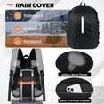 thumbnail image 5 of RAINSMORE 14 Inch Laptop Bag Camera Backpack with Rain Cover Anti Theft Travel Case Waterproof Large Capacity Photography Backpack,Gray, 5 of 9
