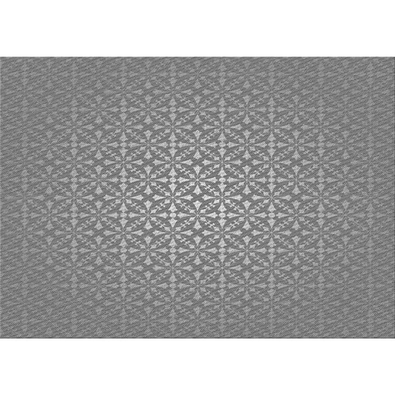 Ahgly Company Indoor Rectangle Patterned Dark Gray Area Rugs, 5' x 8'