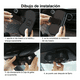 thumbnail image 4 of Estuche Gafa De Sol Con Clip Para Tarjeta Para Coche Visera Xtellar Negro, 4 of 4