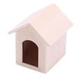 thumbnail image 1 of Casa de madera para mascotas, perros y gatos, escala 1:12, muebles de simulación, modelo de juguete, escena de vida Blanco, 1 of 9