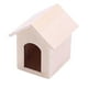 thumbnail image 1 of Casa de madera para mascotas, perros y gatos, escala 1:12, accesorios de juguete para muñecas, decoración Blanco, 1 of 9