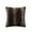 Brown, variant on Gracie Mills Faux faux Square Pillow GRACE-3531 Reversible Lux Micro faux 18x18
