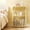 Yellow, variant on HaiCube 3-Tier Metal Side Table, Modern Small Nightstand with Storage Shelf, Cute Decor End Table for Bedroom, Living Room, Dorm, Pink