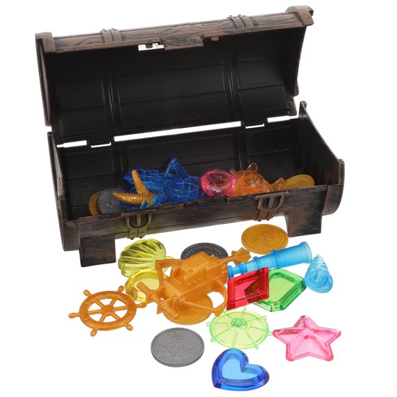 1 Set Ocean Toy Gems Pirate Treasure Party Game Educational Playthings for Swimming Pool Games and Parties