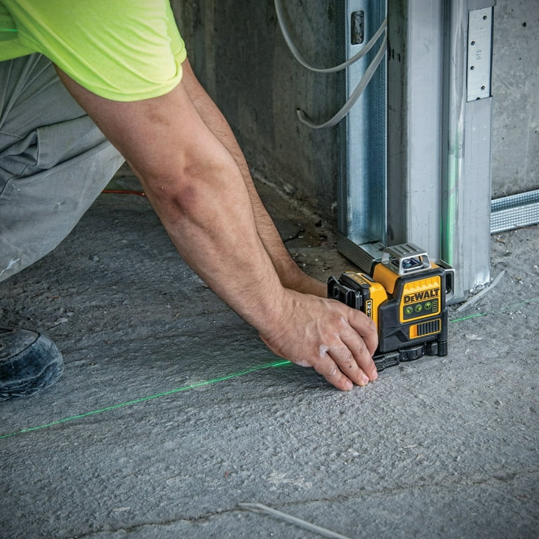DeWalt 12V MAX Green Line Laser Power Cordless 3 x 360 IP65 Water Debris Resistant Bare Tool Walmart