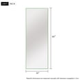 thumbnail image 6 of Full Length Floor Mirror Standing Rectangle Green 65"x22", 6 of 9