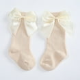 thumbnail image 5 of Baby Girls Knee High Socks Toddler Big Bow Breathable Dress Socks Little Girls Cotton Tube Stockings for Newborn Infant 0-3 Years (1/4/6/10 Pairs), 5 of 7