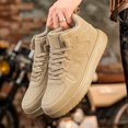 thumbnail image 3 of Men’s High Top Basketball Sneakers Plus Size Lightweight Durable Athletic Shoes Lace Up Non Slip Outdoor Walking Training Footwear Comfortable Fashion Streetwear for All Day Support and Performance, 3 of 9