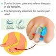 thumbnail image 4 of Toe Separator Pads for Toe Alignment & Valgus Correction | Foot Arch Support Inserts | Metatarsal Cushion | Green | 1 Pair Pack | Relieves Discomfort | Fits Most Feet, 4 of 8