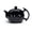 Black, variant on Porcelain Teapot, 10oz Tea Pot Painting Tea Zen In Tea Chinese Character Ceramic Kettle Black