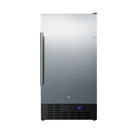 Summit Appliance FF1843BSS 18 in. Freestanding Counter Depth Compact Refrigerator,