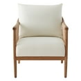 thumbnail image 5 of CHITA Modern Accent Chair, Braid Armchair Living Room Chair, Cream, 5 of 13