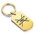 thumbnail image 1 of Stainless Steel Copper Alchemy Symbol Dog Tag Keychain Circle Ring, 1 of 2