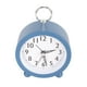 thumbnail image 3 of Reloj despertador redondo silencioso, multifunción, elegante, simple, pequeño, para dormitorio y hogar, color azul, 3 of 14