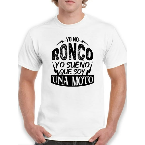 I Don't Snore I Dream I'm A Bike T-Shirt Men -Smartprints Designs, Male Large