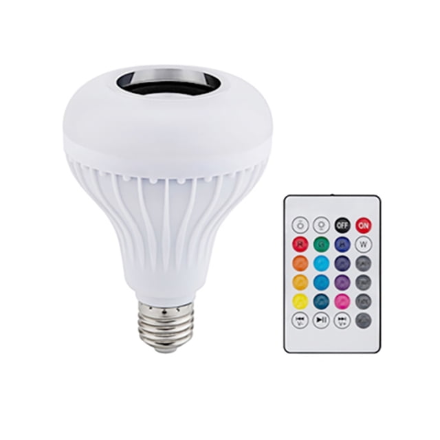E27 Bluetooth Music Led Bombilla Colorful Led Stage Bombilla inteligente Control remoto Bombilla de música Vogacara DZ4475-00B
