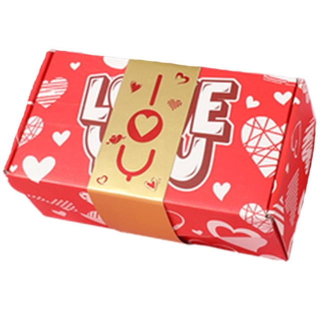 TQEHS Caja de sobre rojo para regalo de cumpleaños, aniversario y San Valentín G2B4