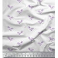 thumbnail image 1 of Soimoi Tissu en Toile Épaisse Violette Bourgeon Artistique Floral Imprimés au Mètre 58 Pouces de Large, 1 of 6
