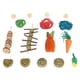 thumbnail image 2 of Juguetes para masticar colgantes de conejo, cuerda de bolas de hierba de madera, juguetes de zanahoria, Animal PEQUEÑO, juguete para masticar para Chinchillas, conejillos de indias y hámsteres, 2 of 5