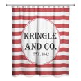 thumbnail image 2 of Creative Products Kringle and Co. 71x74 Shower Curtain, 2 of 2