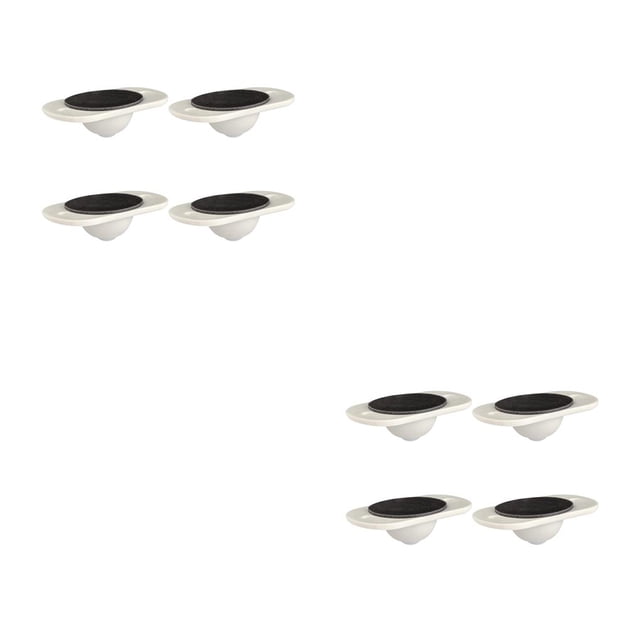 Bewildely Polea adhesiva de 4 piezas, rueda Universal de 360 grados, caja de almacenamiento de plástico, cubo deslizante, rodillo giratorio para tipo 3 2Conjunto