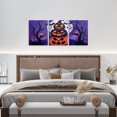 thumbnail image 4 of Hieng Kids Halloween Decor Kids Canvas Wall Art for Living Room Bedroom Black Bats Picture Wall for Bathroom Spooky Halloween Pattern Boys Girls Artwork Posters Animal Print Painting Unframed, 4 of 6