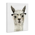 thumbnail image 2 of Stupell Industries Farm Animal Llama In Glasses Animals & Insects Painting Gallery Wrapped Canvas Print Wall Art, 2 of 5