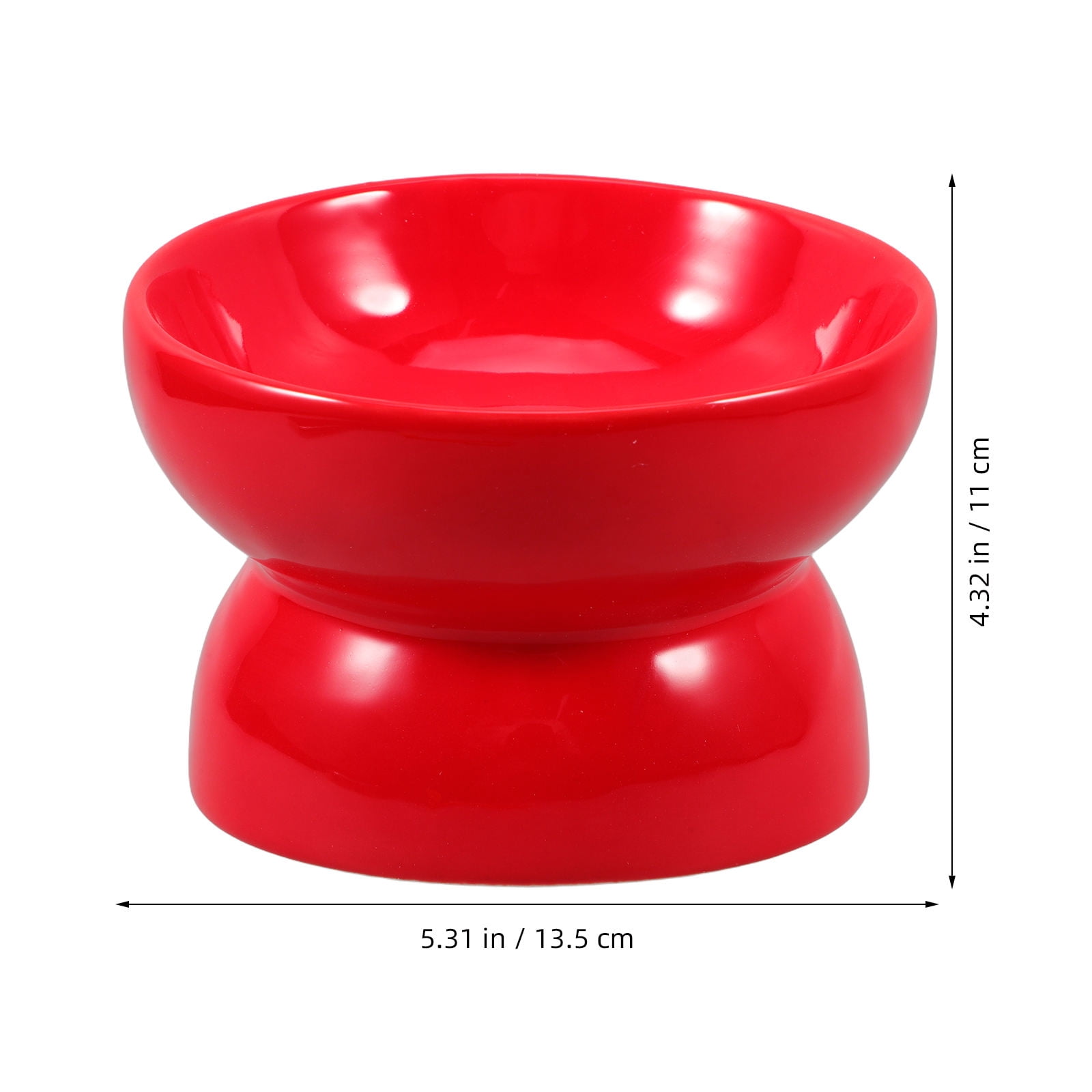 LEORX Cat Bowl Elevated Cat Food Bowl Ceramic Pet Water Dish For Indoor Small Dogs