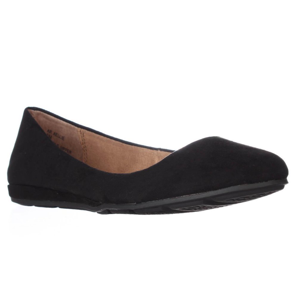 AR35 Womens AR35 Ellie Casual Round Toe Ballet Flats, Black Walmart