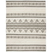 SAFAVIEH Natura Christabella Geometric Area Rug, Ivory/Grey, 3' x 5'