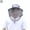 Light gray, variant on Outdoor Insect Net Hat with Face Mask, Polyester Sun Protection for Men & Women, 1 Piece