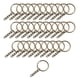 thumbnail image 2 of 30 Uds llaveros divididos con cadena de 1 pulgada con anillos de salto abiertos piezas de Metal para manualidades DIY fabricación de llaveros, 2 of 9