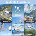 thumbnail image 3 of Drone with Camera, 2K HD FPV Drones for Adults, RC Quadcopter with Gravity Control, One Key Take Off/Land, Waypoint Fly, Gestures Selfie, 3 Speed Modes, Mini Drone for Beginners with 2 Batteries, 3 of 8
