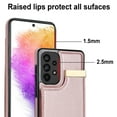 thumbnail image 6 of ELEHOLD Leather Wallet Case for Samsung Galaxy A52 5G Premium Leather Material with Organ Card Slots Holders Full Body Protection Shockproof Anti-Fingerprint Purse Case,rosegold, 6 of 6