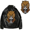 thumbnail image 5 of Skull Iron on Patches Personalized Embroidered Patch for Jacket Racing Motorcycle Style Patches with Tiger Claw Design 1 Piece, 5 of 5
