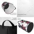 thumbnail image 2 of Balery Gothic Skulls And Roses Cesta de ropa redonda con asas, impermeable, independiente, para ropa, juguetes, dormitorio y familia-Small, 2 of 6