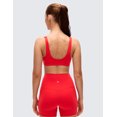 thumbnail image 2 of CRZ YOGA Butterluxe Twist Deep V Neck Sports Bra For Women, 2 of 6