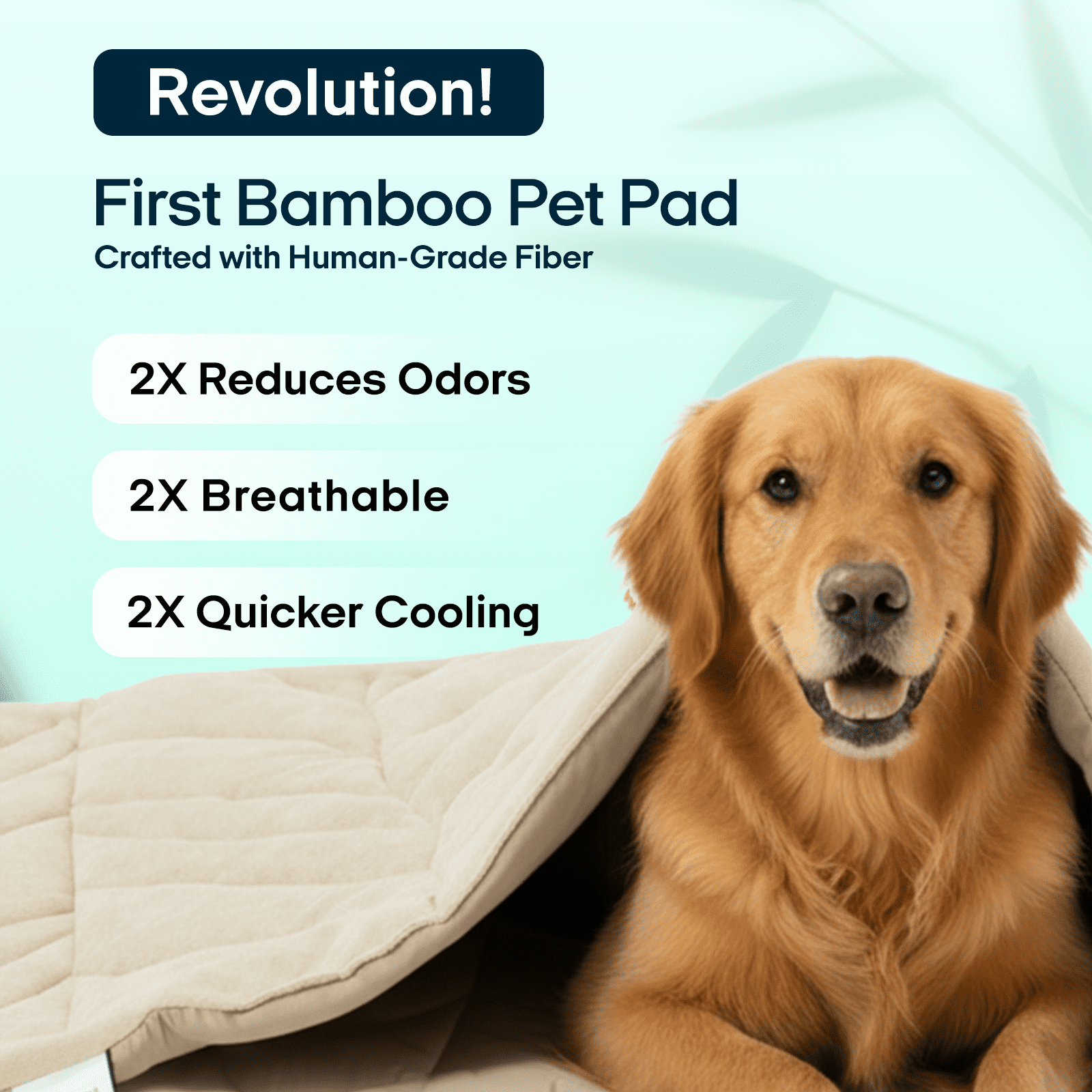 Vagascape Cooling Pet Mat – All-Season Cooling Pad for Dogs & Cats, Washable Crate Bed, Large