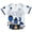 White, variant on The Proud Family Gross Sisters Men Headgear Classics Embroidered Baseball Jersey (XXX-Large, Black)