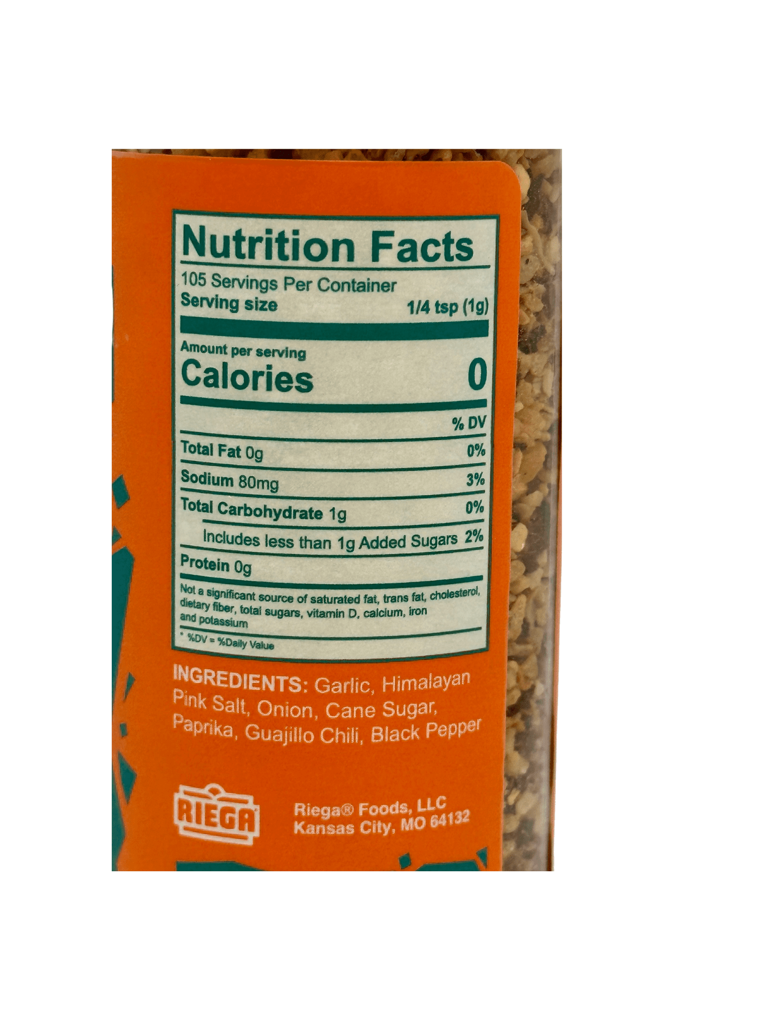 (3 pack) Riega Garlic Crunch Shaker, Large-Cut Garlic Herb Seasoning, 3.7 oz