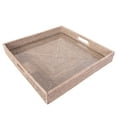 thumbnail image 3 of Artifacts Rattan™ Square Serving Ottoman Trays with Glass Insert, 3 of 3