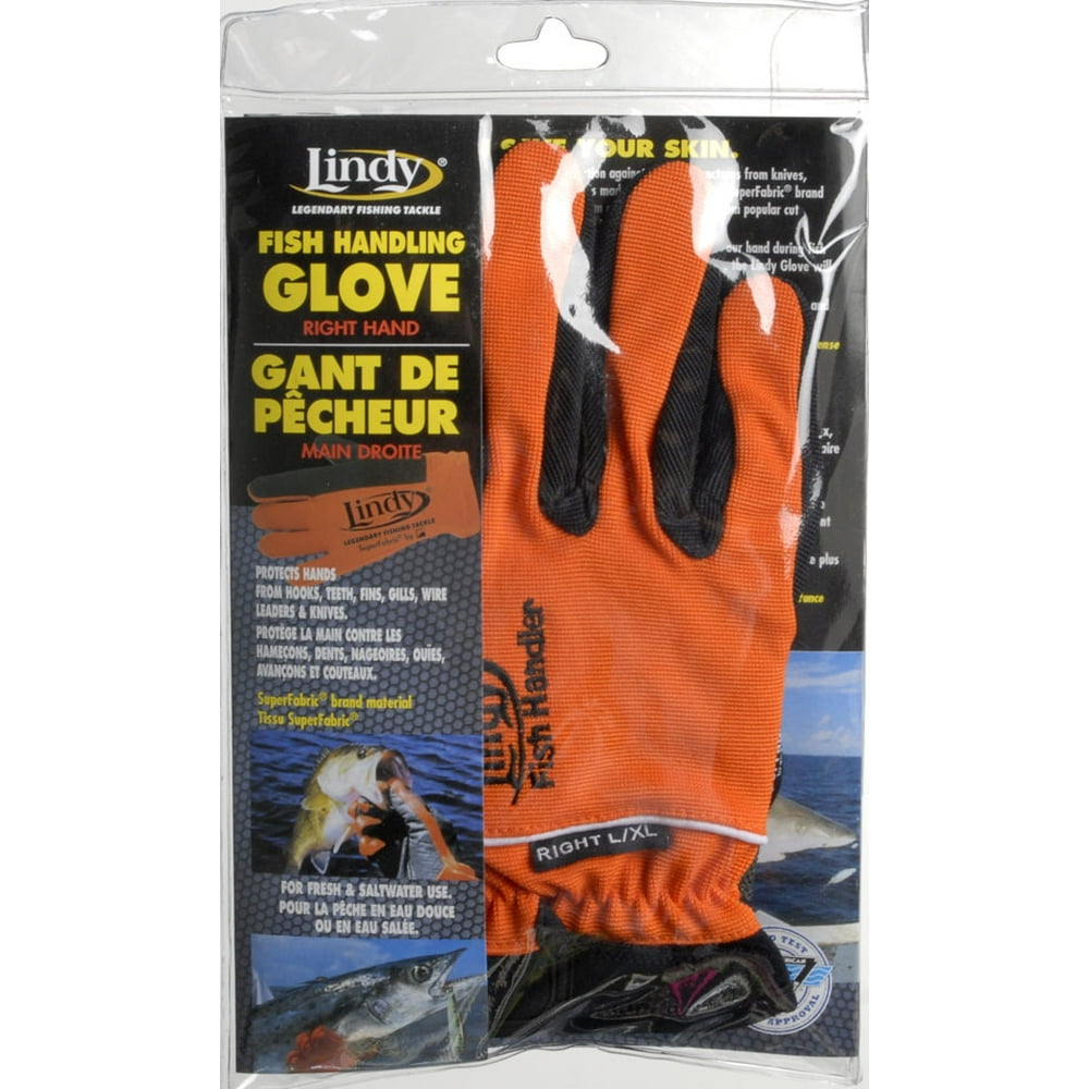 Lindy Fish Handling Single Glove Orange