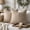Brown, variant on Fennco Styles Rust Textured Striped Lumbar Throw Pillow with Insert 12" X 20" - Modern Accent Pillow for Couch, Home and Neutral Farmhouse Décor, 2-Pack