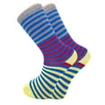 thumbnail image 4 of Colorful Fun Socks Novelty Crazy Crew Dress Socks 3 Pairs Shoe Size 6-9 - D2, 4 of 9