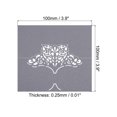 thumbnail image 2 of Uxcell Table Name Place Cards,25pack Favor Decor Hollow Butterfly Cut Design Seat Blank Card, Grey, 2 of 5